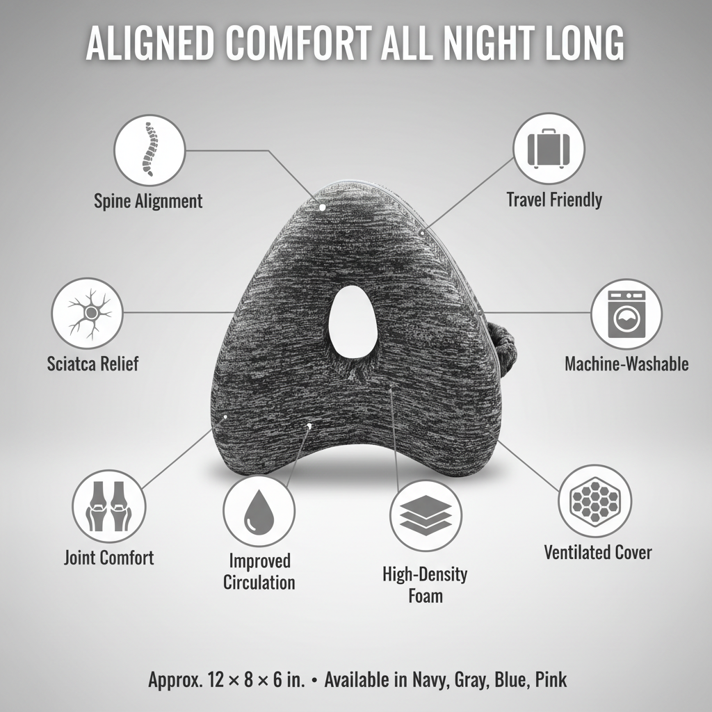 RestAlign™ Memory Foam Knee Pillow