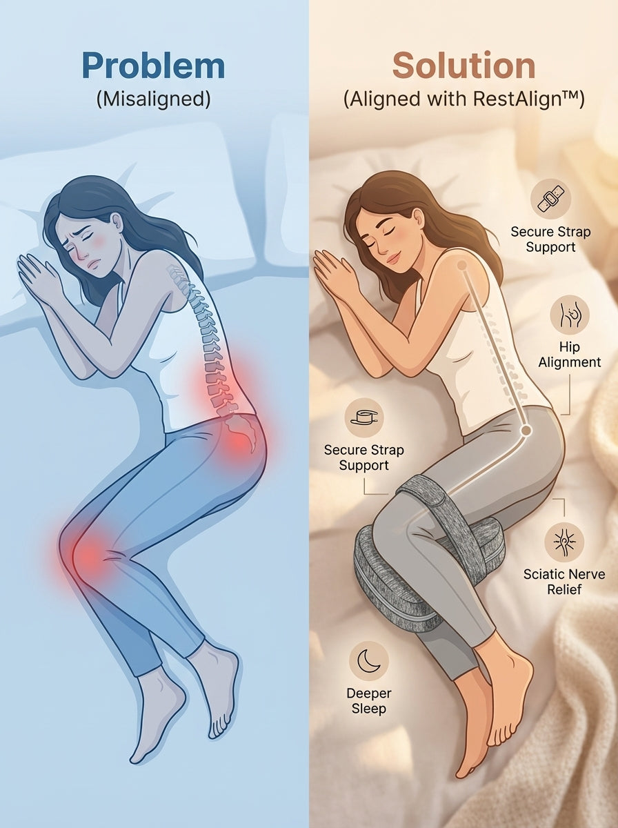 RestAlign™ Memory Foam Knee Pillow