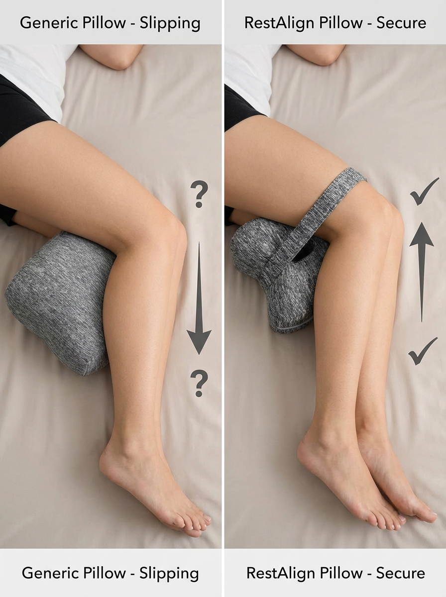 RestAlign™ Memory Foam Knee Pillow